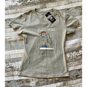 Pura Vida “Pure Life” Grey T-shirt –  Costa Rica